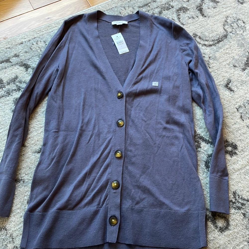 Loft button down cardigan sweater